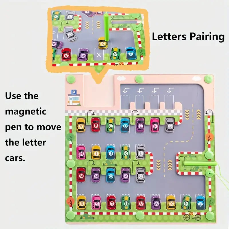 Alphabet Parking Maze