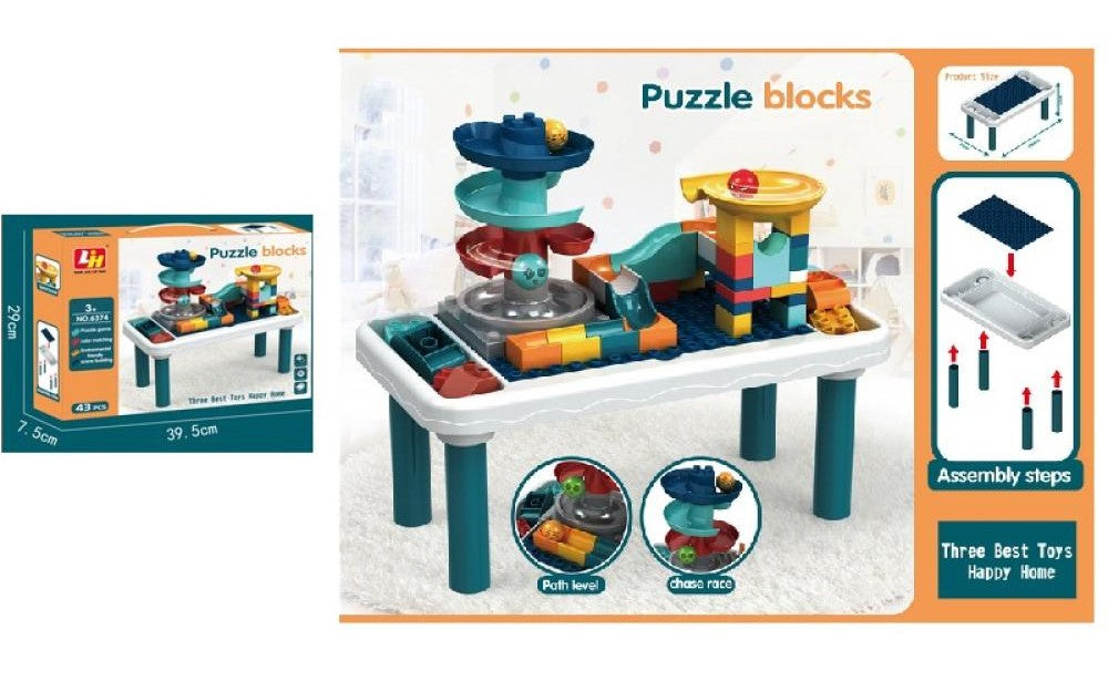 Puzzle Blocks -  43 pcs