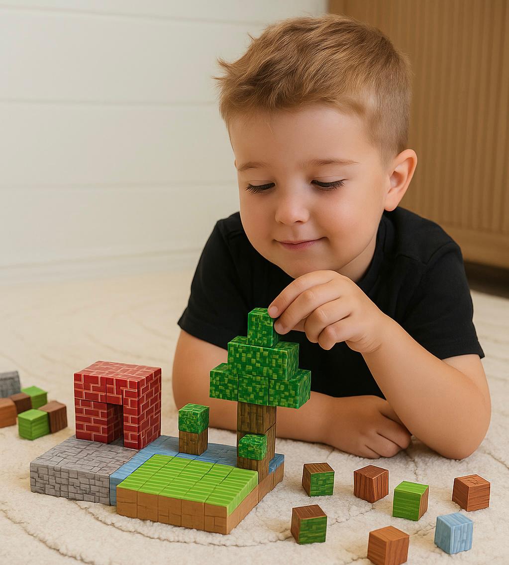 Magnetic Building Blocks - 100 pcs
